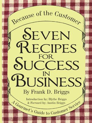 cover image of Seven Recipes for Success in Business